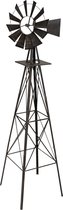 STILISTA Windwijzer - Staand - Windmolen - Windspinner - Amerikaans - Roestvrij - 64 x 245 cm - 10 kg - Brons