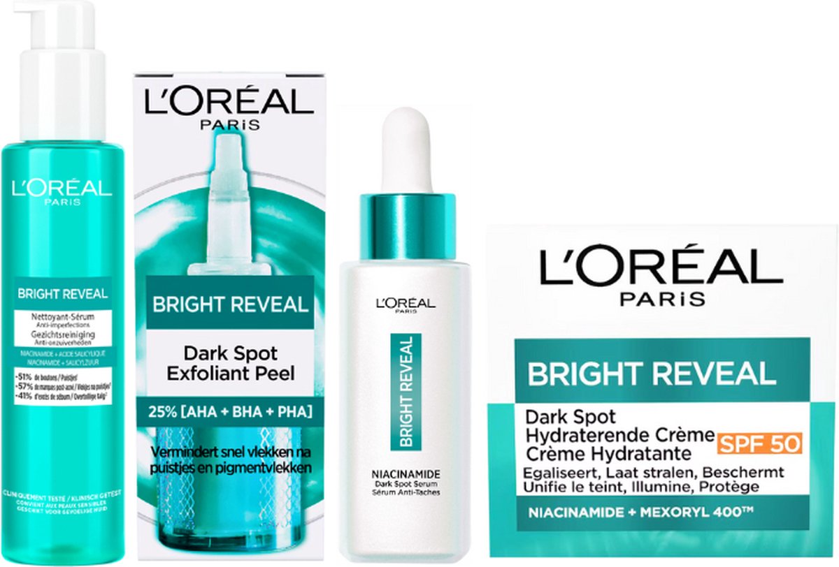 Goedkoopste L'Oreal Cadeauset Bright Reveal Niacinamide