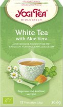 Yogi Tea White Tea avec Aloe Vera Value Pack - 6 paquets de 17 sachets de thé