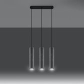 Hanglamp Luvo 3-Lichts Beton - Giga Meubel
