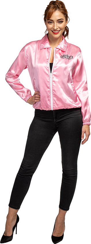 FUNIDELIA Pink Ladies-jas - Grease voor vrouwen - Maat: M - Roze