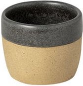 Kitchen trend - Arenito - espresso kop - houtskool grijs - set van 6 - 6 cm rond