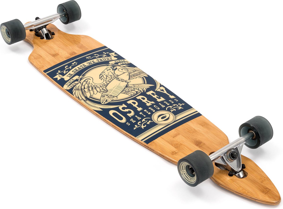 Osprey Eagle 42” Twin Tip Longboard - Drop-Through Trucks - ABEC 9 — afbeelding 17