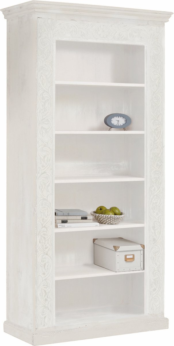 Notio Living Malati-Boekenkast - Crème Wit