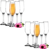 Glasmark Champagneglazen - 12x - Rocroi - 200 ml - glas - flutes
