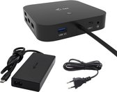 USB-C HDMI Dual DP Docking Station with Power Delivery 100 W + i-tec Universal Charger 100 W