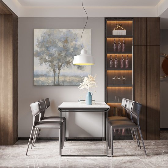 Tableau Artaza : Deux Arbres dans un champ – 90 x 90 cm – Groot – Photo sur toile – Impression sur toile