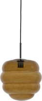 Light & Living Hanglamp Misty - Bruin - 30x30x37cm - Modern - Hanglampen Eetkamer, Slaapkamer, Woonkamer