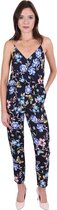 John Zack - Jumpsuit / Broekpak met Blauwe Bloemen