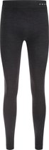 FALKE Wool-Tech Long Tights warmend, anti zweet functioneel ondergoed sportbroek heren zwart - Matt XL