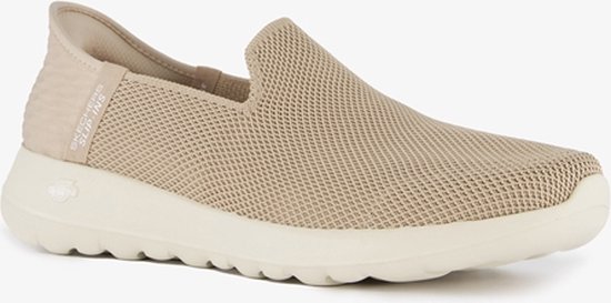 Skechers Slip-ins: Go Walk sneakers beige - Maat 38 - Extra comfort - Memory Foam