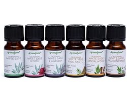 Aromafume witte-salie essentiële-oliemix set van 6