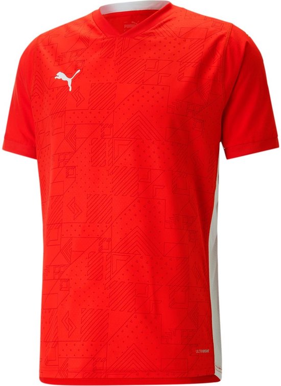 Puma Team Cup Shirt Korte Mouw Heren - Rood | Maat: S