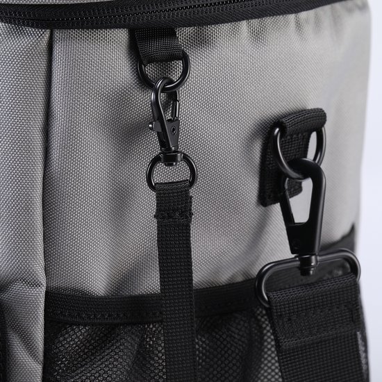 Brisby Sac isotherme 4 couches – Sac à déjeuner 40 litres – Zwart Grijs