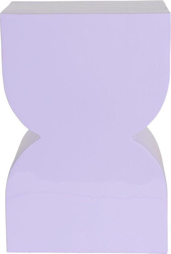 Zuiver Cones Tabouret/Table d'Appoint Lilas Brillant