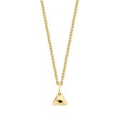 Nouveau Bling Gold 9NBG 0072 Collier en or 14 carats avec pendentif - Triangle - Or