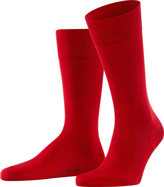 FALKE Cool 24/7 koelingseffect functioneel garen organisch katoen sokken heren rood - Matt 43-44