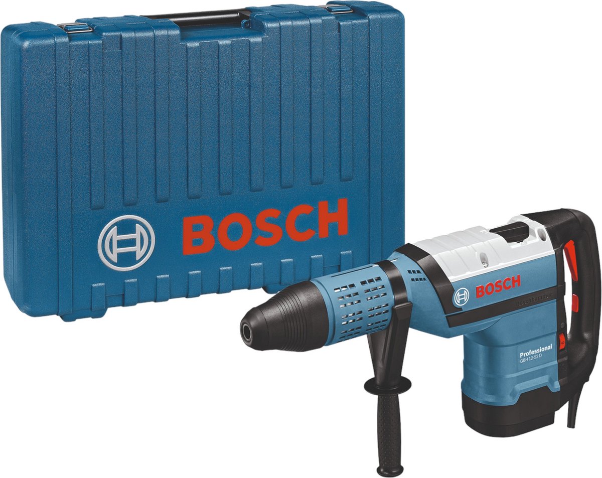 Bosch Professional - Boorhamer GBH 12-52 D (Handgreep, machinedoek, vettube)