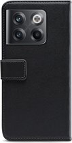 Mobilize Telefoonhoesje geschikt voor OnePlus 10T Hoesje | Mobilize Classic Gelly Wallet Bookcase Portemonnee | Pasjeshouder voor 2 Pasjes | Telefoonhoesje voor Pinpas / OV Kaart / Rijbewijs - Zwart