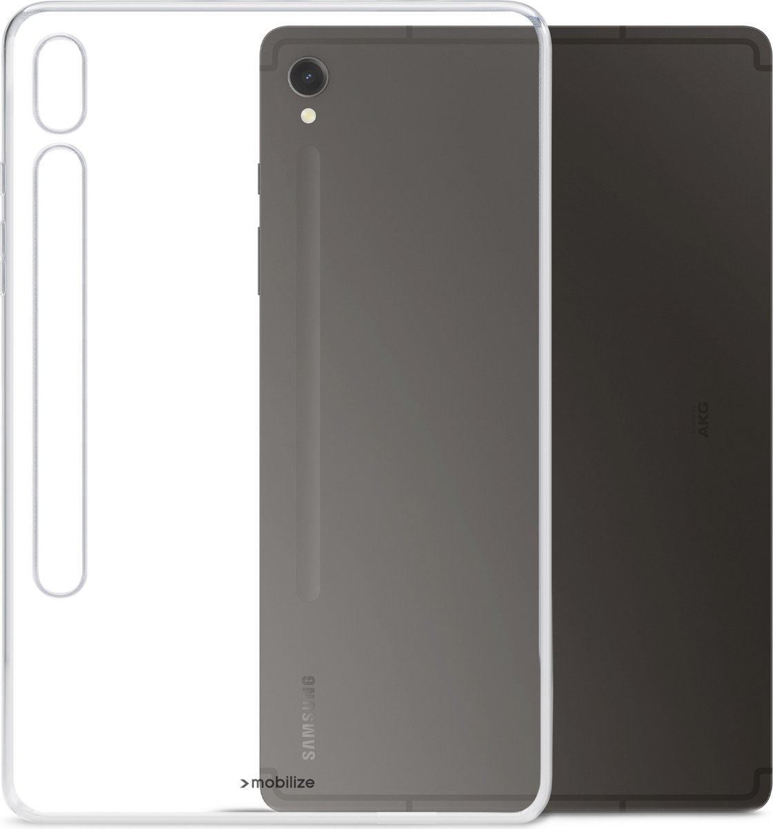 Mobilize Tablethoes geschikt voor Samsung Galaxy Tab S9 FE Hoes Flexibel TPU | Mobilize Gelly Backcover | Doorzichtig Telefoonhoesje Galaxy Tab S9 FE | Galaxy Tab S9 FE Case | Back Cover - Transparant