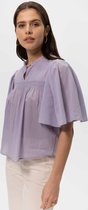 Sissy-Boy - Lavendel A-lijn blouse met fladdermouwen