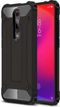 Xiaomi Mi 9T Hoesje - Armor Hybrid - Zwart