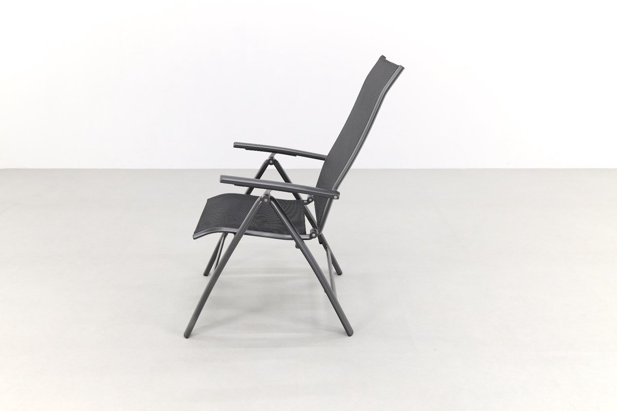 Kettler Legato Curve XL - chaise de jardin hauteur d'assise élevée