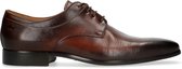 Heritage - Heren - Cognac leren veterschoenen - Maat 43