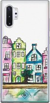 Samsung Note 10 Plus hoesje siliconen - Amsterdam | Samsung Galaxy Note 10 Plus case | multi | TPU backcover transparant