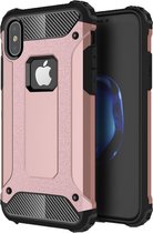 Voor iPhone X / XS Magic Armor TPU + PC-combinatiebehuizing (rose goud)