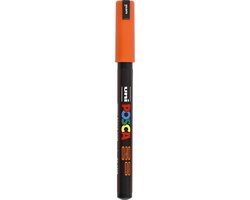 Krijtstift – Fineliner – Universele Marker – 4 Donker Oranje – Uni Posca Marker – PC-1MR – 0,7mm – 1 stuk