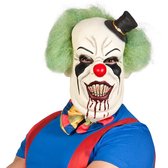 Latex Masker Horror Clown De Luxe - Met Haar