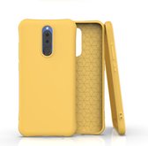Voor Xiaomi Redmi 8 / 8A effen kleur TPU slanke schokbestendige beschermhoes (geel)