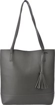 Tas 28*34 cm Grijs | MLBAG0404DG | Clayre & Eef