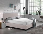 Boxspring Bella compleet, merk Olympic Life, 180 x 200 cm, beige, 2x pocketvering matras met dubbeldoek matrastijk