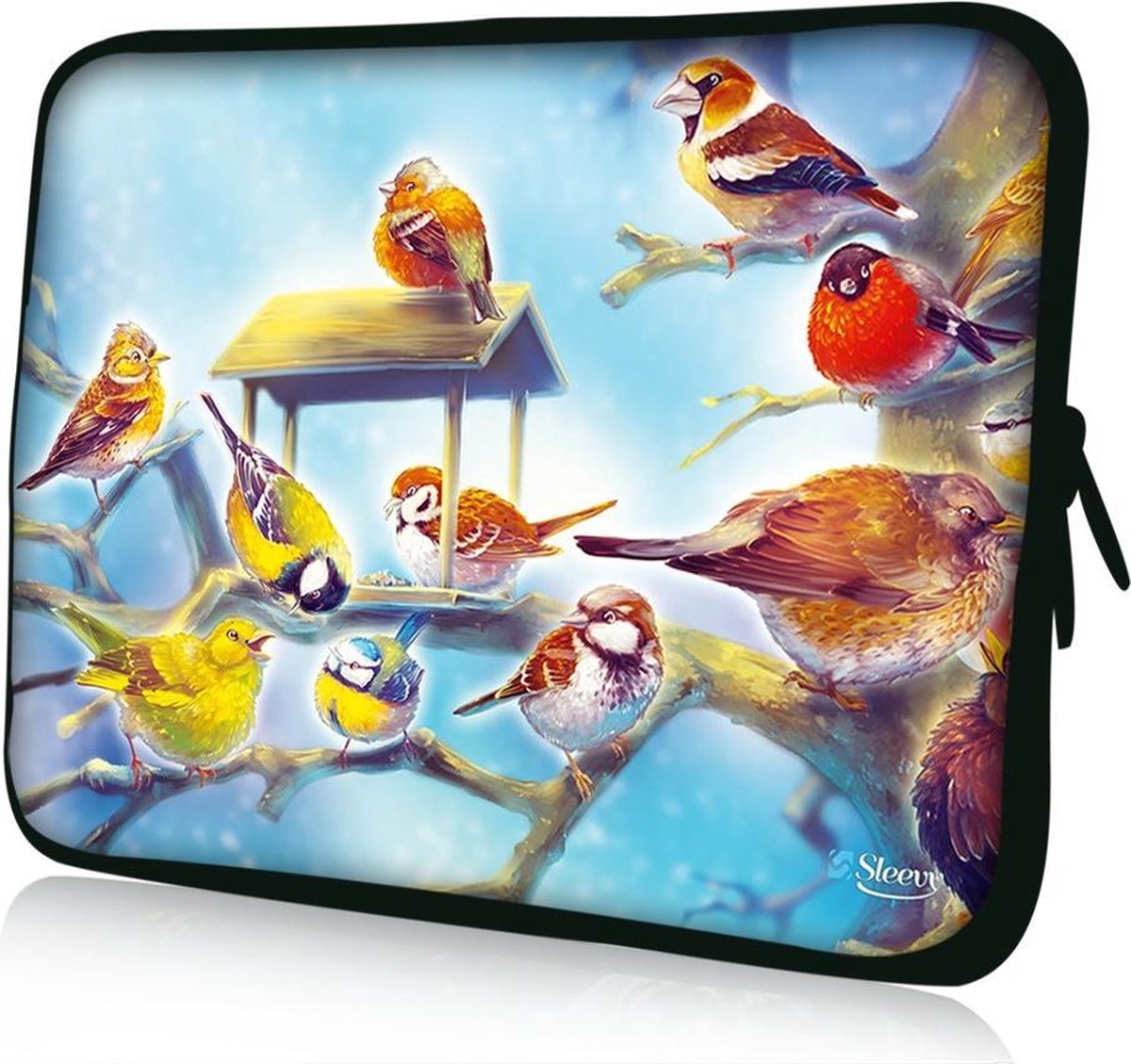 Sleevy 14 laptophoes vogeltjes - laptop sleeve - Sleevy collectie 300+ designs