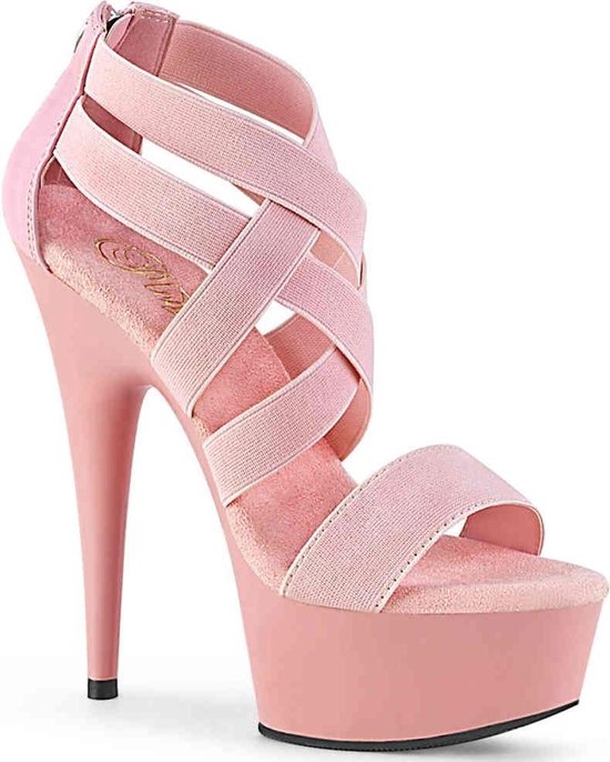 Neon roze hoge hakken met spitse neus en stiletto hak | SILHOUETTE