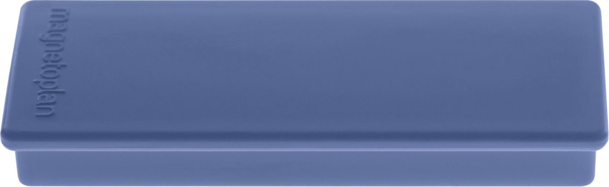 magnetoplan rechthoekige magneet B55xD22xS8 mm donkerblauw - 1665...