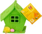 Arti Casa Paasdecoratie Huis Vilt 9 X 8,5 Cm Groen