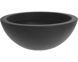Pro garden - Plantenschaal Rond - 52 X 20 Cm - Kunststof - Antraciet