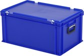 Koffer - Opbergbox - 600x400xH295mm - blauw