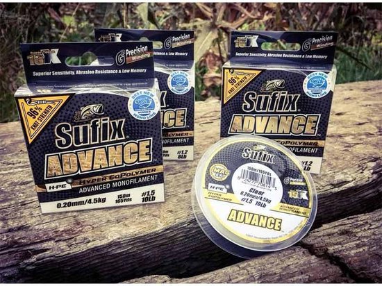 Sufix Advance clear - 300 m - 0.23 mm van Merkloos — afbeelding 3