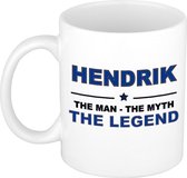 Hendrik The man, The myth the legend cadeau koffie mok / thee beker 300 ml