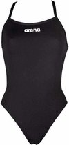 arena Solid Light Tech High One Piece Swimsuit Dames, black-white Maat DE 32 | US 28L