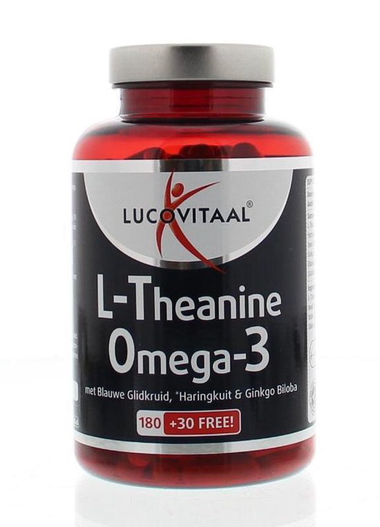 Lucovitaal L-Theanine Omega 3 Voedingssupplement - 210 Capsules | bol.com