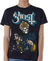 Ghost Heren Tshirt -2XL- Papa Of The World Zwart