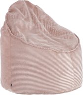 Kave Home - Poef Wilma Ø 80 cm roze corduroy