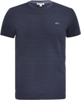 Lacoste Heren T-shirt - Jasi/Navy Blue - Maat S