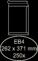 Envelop Quantore akte EB4 262x371mm zelfklevend wit 250stuks