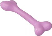 Ebi kauwspeelgoed Rubber been met aarbeien smaak Roze L - 20,25CM